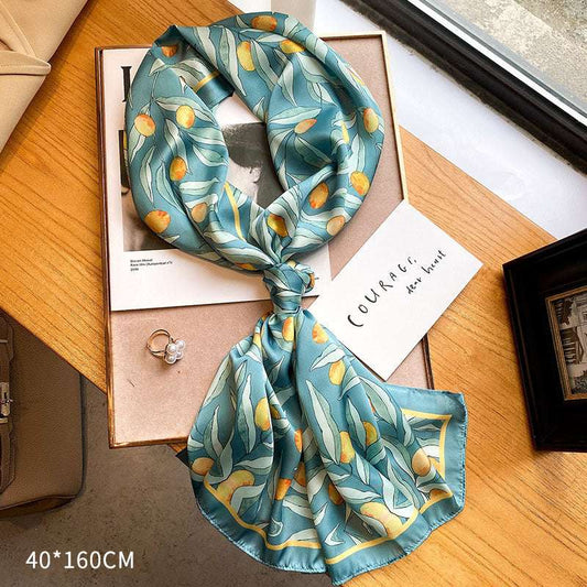 Simple And Generous Sunscreen Shawl Women's Mid-length Scarf