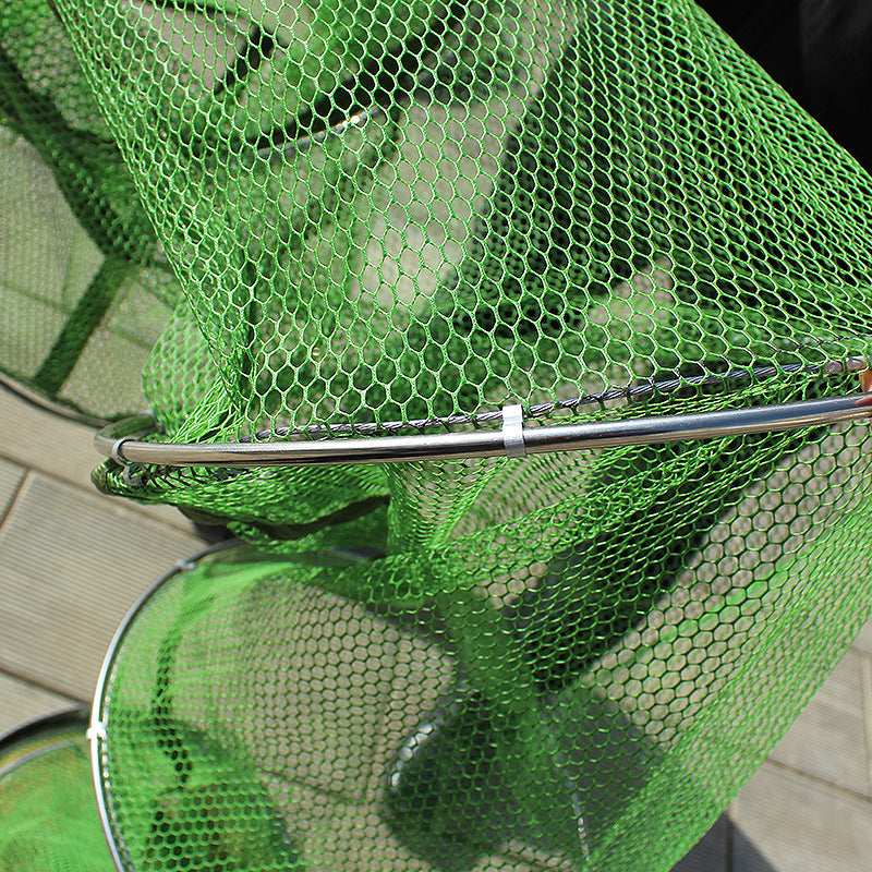 Steel Ring Fishing Glued And Thickened Quick-drying Anti-hanging Fishing Net Pocket