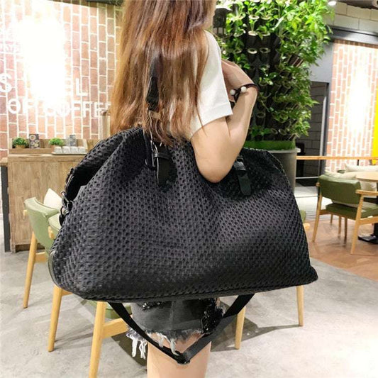 Travel Bag Simple Leisure Nylon Cloth Mesh Shoulder Bag - globaltradeleader