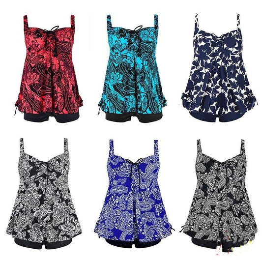 Big Plus Size Sexy Women Swimwear 2 Piece Swim Bathing Suit - globaltradeleader