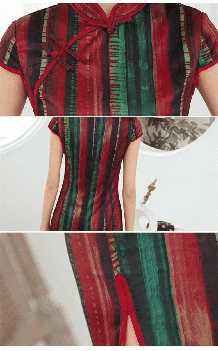 Elegant Retro Catwalk Improved Female Cheongsam