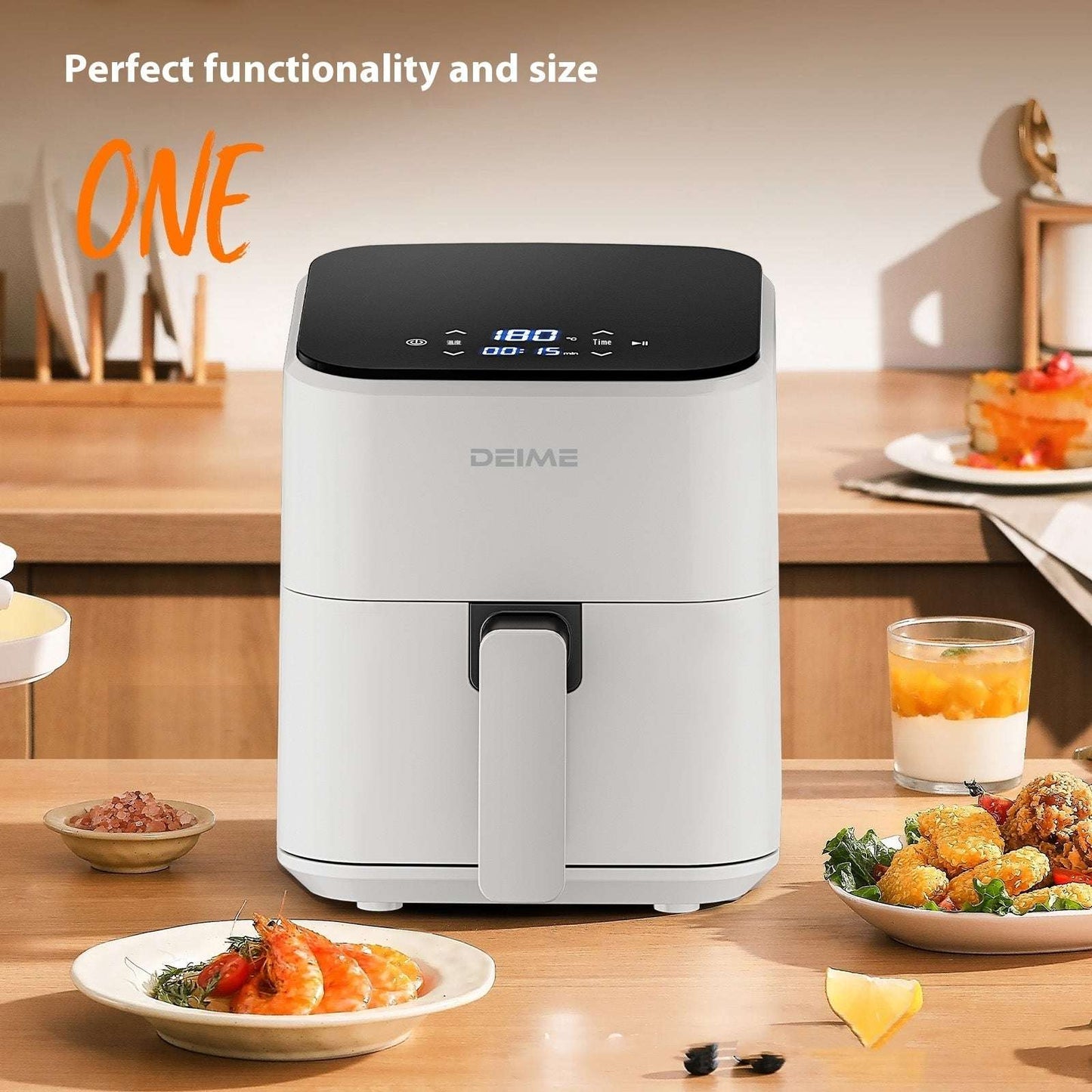 Multifunctional Household Touch Screen Air Fryer Healthy Oil-free - globaltradeleader