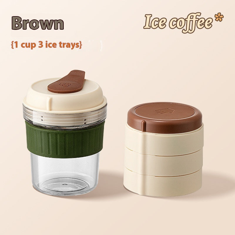 Cold Cup Portable Coffee With Ice Tray - globaltradeleader