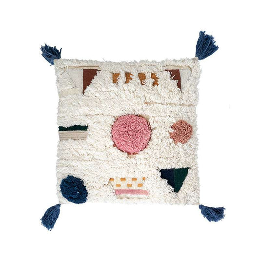 Cotton Tufted Pillowcase Homestay Hotel Tassel Pillow