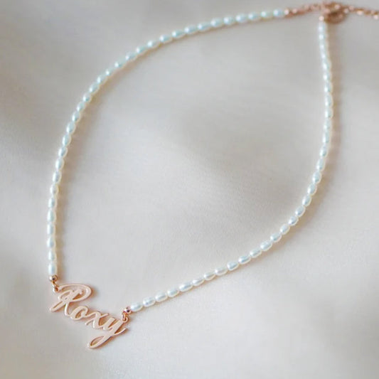509. Custom Name Pearl Necklace