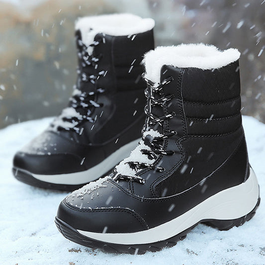 Snow Boots Plush Warm Ankle Boots For Women Winter Shoes - globaltradeleader