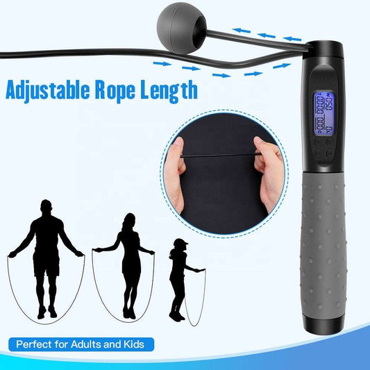 Smart electronic counting skipping rope - globaltradeleader