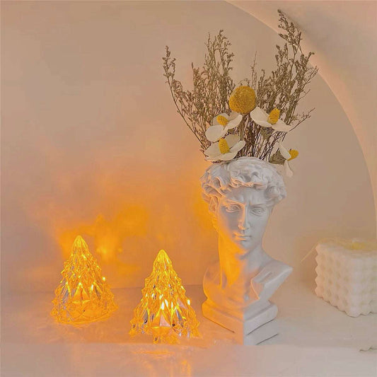 Ins Beautiful Iceberg Night Led Lights High-value Creative Led Christmas Ornaments Crystal Lamp