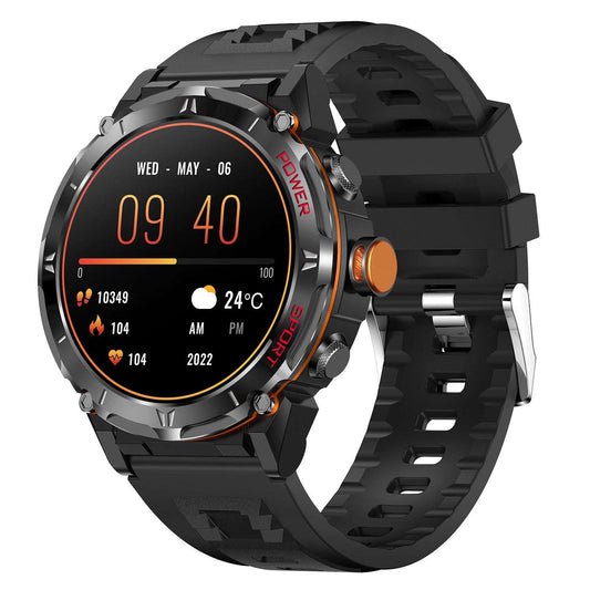New Y18 Smart Watch 143-inch Blood Oxygen GPS Altitude Pressure Monitoring - globaltradeleader