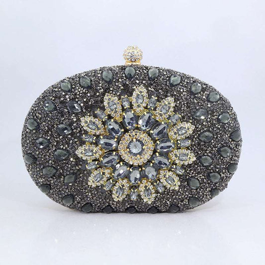New Sunflower Diamond Evening Bag Women's Cheongsam Formal Dress Evening Handbag