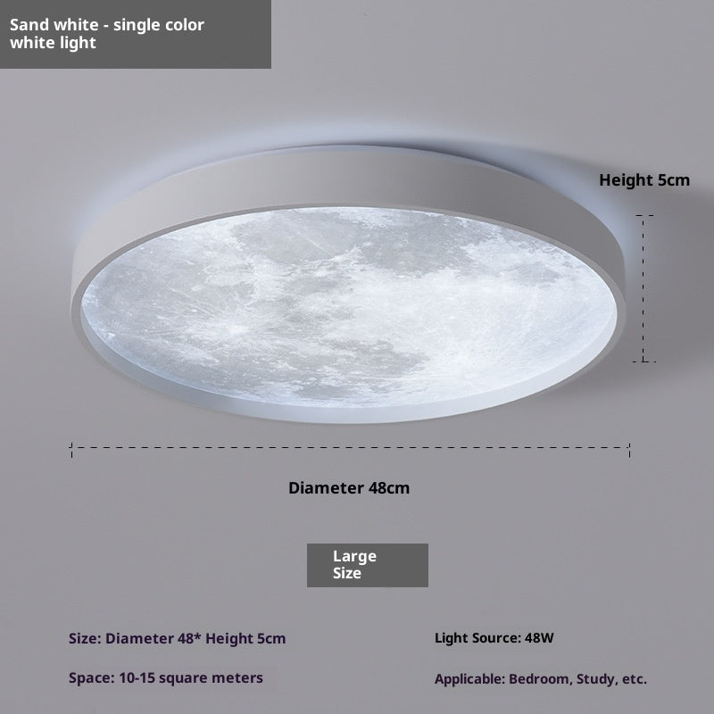 Moon Bedroom Light Modern Creative Ceiling Lamp - globaltradeleader