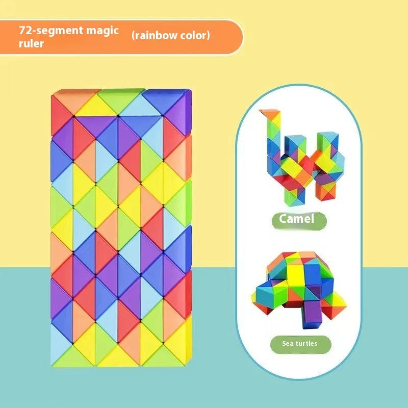 Glass Rubik's Snake Full Set Detachable Toys - globaltradeleader