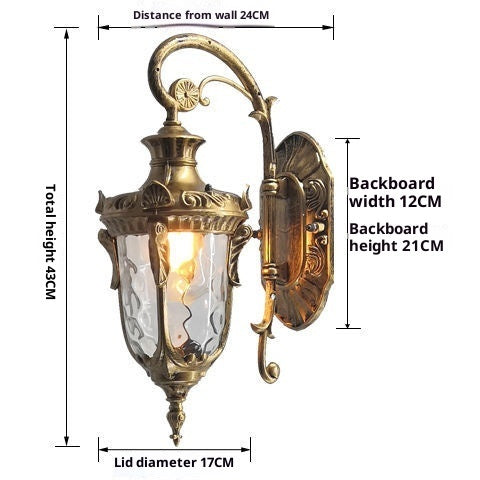 Indoor And Outdoor Waterproof Wall Lamp - globaltradeleader