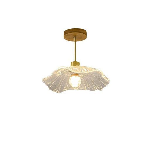 Log Walnut Color Brass Ceiling Lamp - globaltradeleader