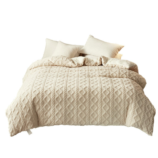 Double-layer Thickened Blanket Lambswool Sofa Blanket Office Nap Air Conditioner Children Quilt - globaltradeleader