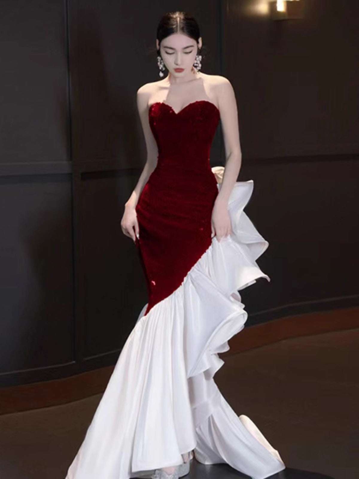 Tube Top Evening Gown - globaltradeleader