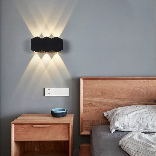 Modern Minimalist Led Wave Shape Corridor Aisle Wall Lamp - globaltradeleader