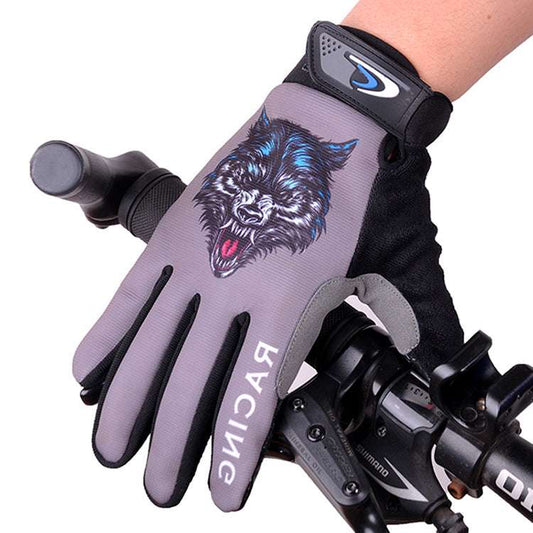 Cycling Gloves Long Finger Men Spring And Autumn Non-slip Wear-resistant Mountain Electric Car Motorcycle Outdoor Full Finger Touch Screen Gloves