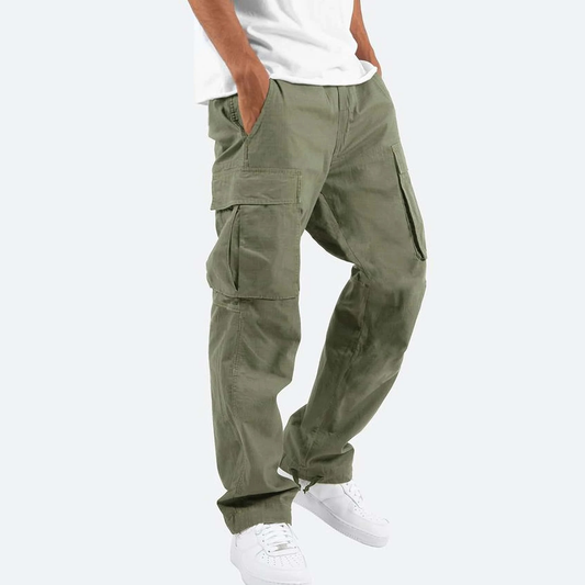 Men's Workwear Drawstring Multi-pocket Casual Pants - globaltradeleader