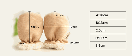 Children's gloves anti-scratch face baby gloves