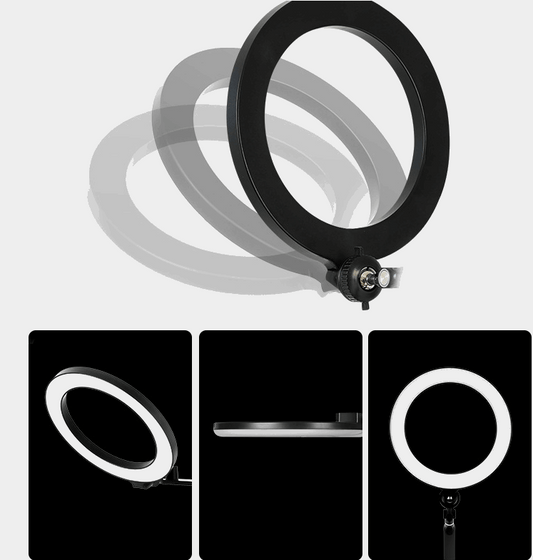 Mobile Phone Tablet Stand Shooting With Fill Light Floor Vertical Folding Rotation