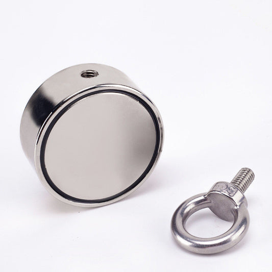 Double Side Fishing Magnet High Intensity Magnetic Fishing Magnet High Intensity Magnetic Stone Round Magnet - globaltradeleader