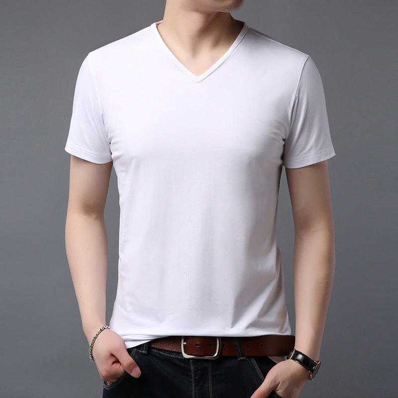 V-neck short sleeve T-shirt - globaltradeleader