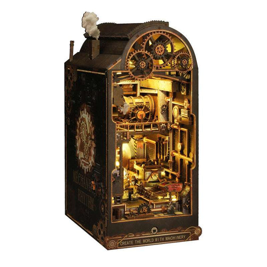 Steampunk Style Hand-assembled Wooden Landscape Gift - globaltradeleader