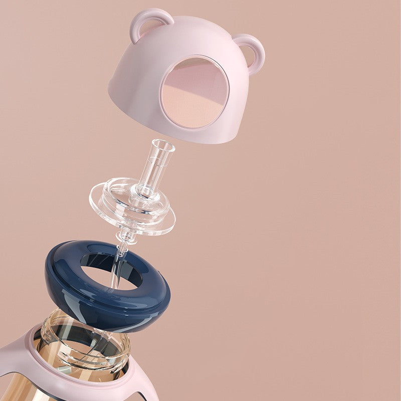 Wide Caliber Silicone Nipple And Bottle