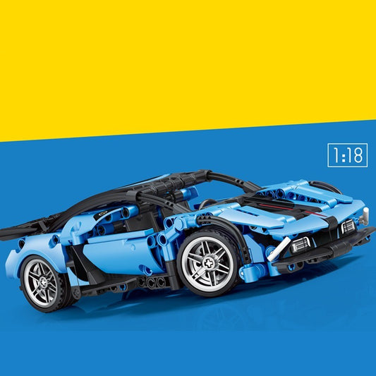 High Difficulty Racing Roadster Compatible With Power Mechanical Building Blocks - globaltradeleader