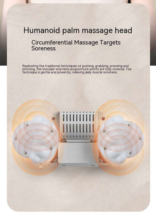 Household Cervical Vertebra Back Dredging Hot Compress Massager - globaltradeleader