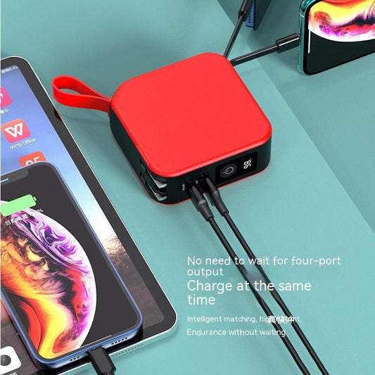 Mobile Phone Comes With A Power Bank And Travel Charger