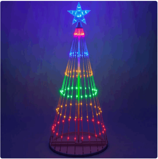 Multi Color LED Animated Outdoor Christmas Tree Lights