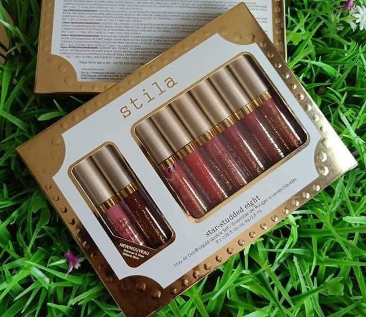8 Lip Gloss Set Non-stick Cup Glaze