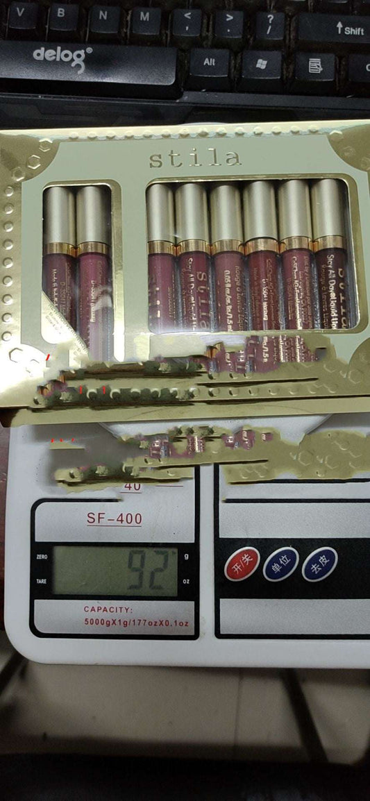 8 Lip Gloss Set Non-stick Cup Glaze