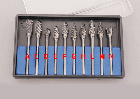 Steel Carbide Rotary Burr Set