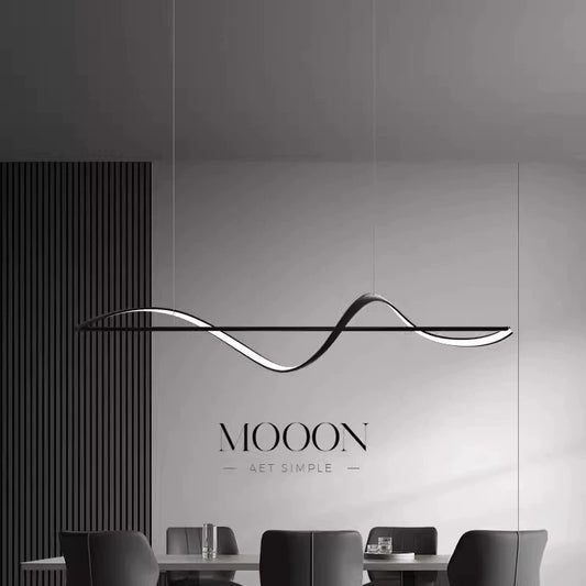 Italian Minimalist Line Restaurant Chandelier - globaltradeleader