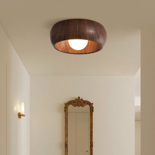 Aisle Corridor Light Creative Walnut Color Led Ceiling Light - globaltradeleader