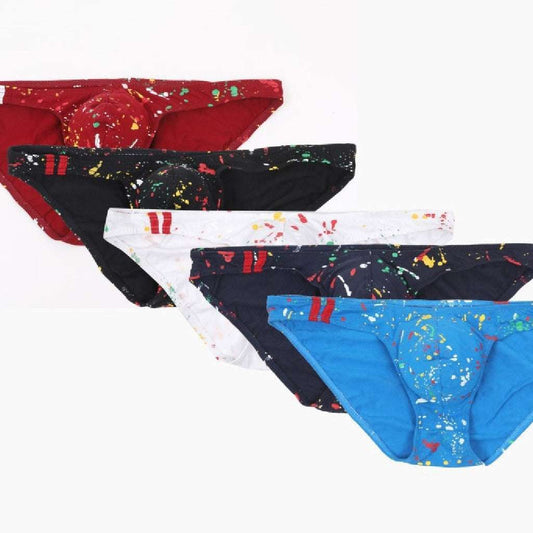 Printed Quality Low Waist Paint Dot Trunks