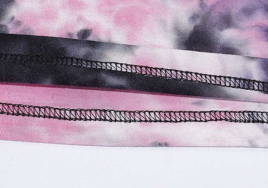 Men's Commuter Summer Pure Cotton Tie-dye Short Sleeves