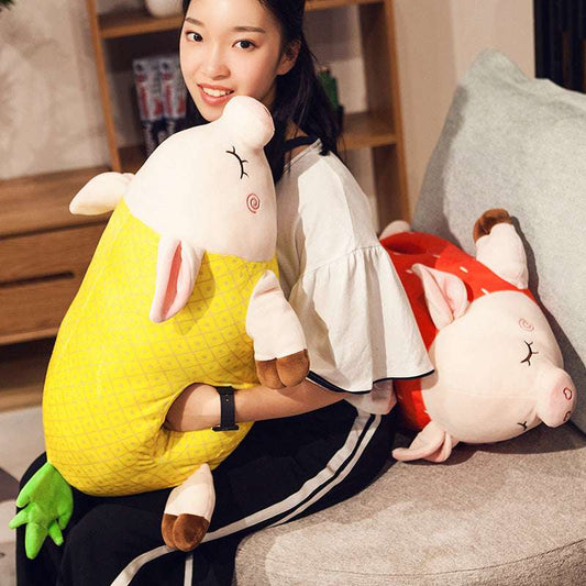Cute piggy hand warmer pillow plush doll - globaltradeleader