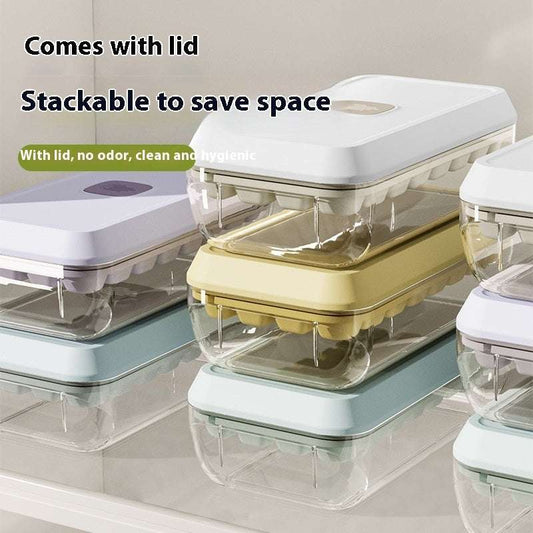 Ice Cube Mold Household Ice Hockey Silicone Press Ice Cube Tray - globaltradeleader