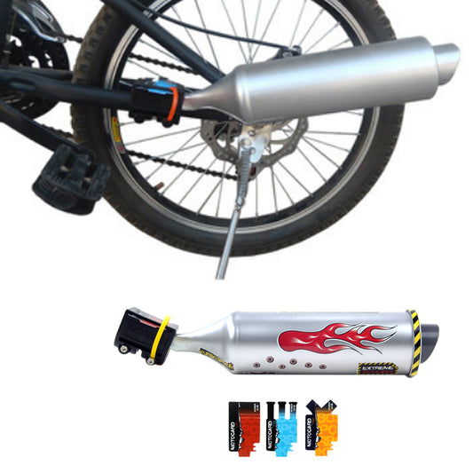 Bicycle Turbo Motorcycle Sound Effect Exhaust Pipe
