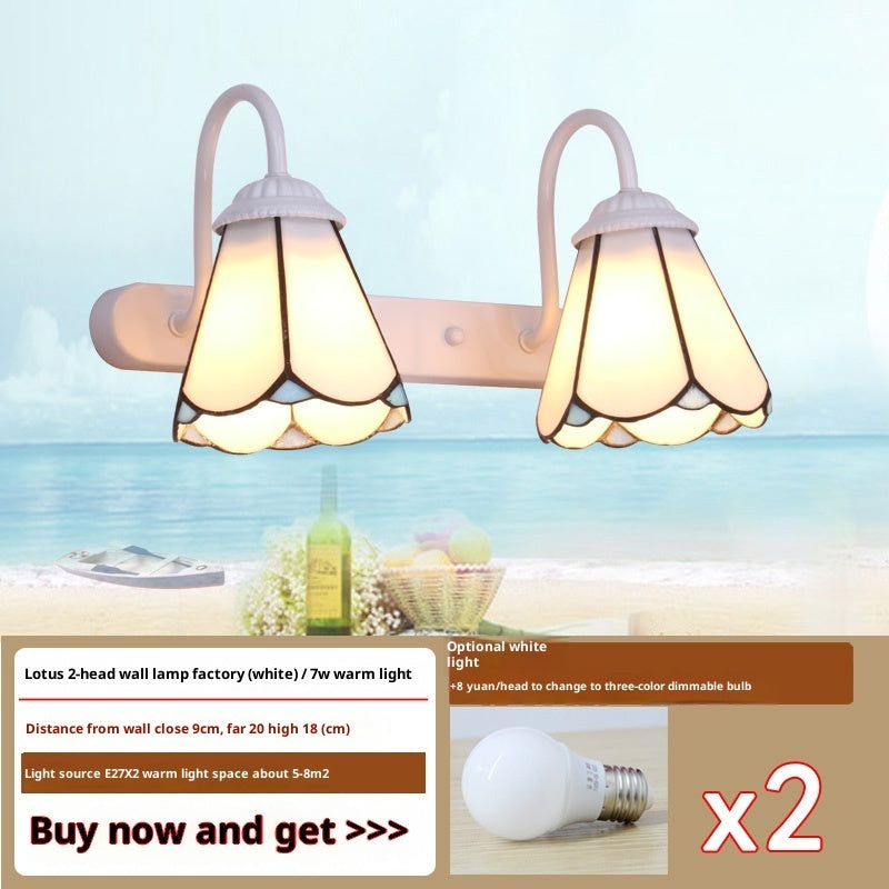 Country Style And Simple Bathroom Double-head Lamp - globaltradeleader