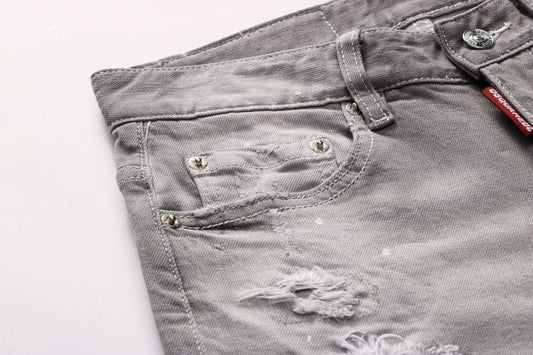 Grey Hong Kong Feng Shui Wash Slag Men's Jeans