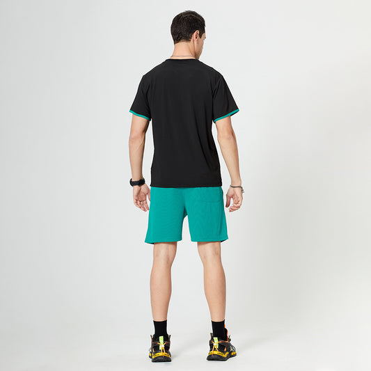 Trendy Men's Round Neck T-shirt Loose Short Sleeves - globaltradeleader