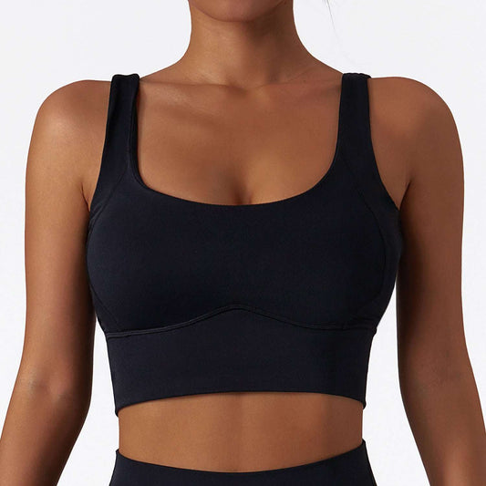 Running Sports Quick-drying Nude Feel Yoga Push Up Bras Shockproof Fitness Vest - globaltradeleader