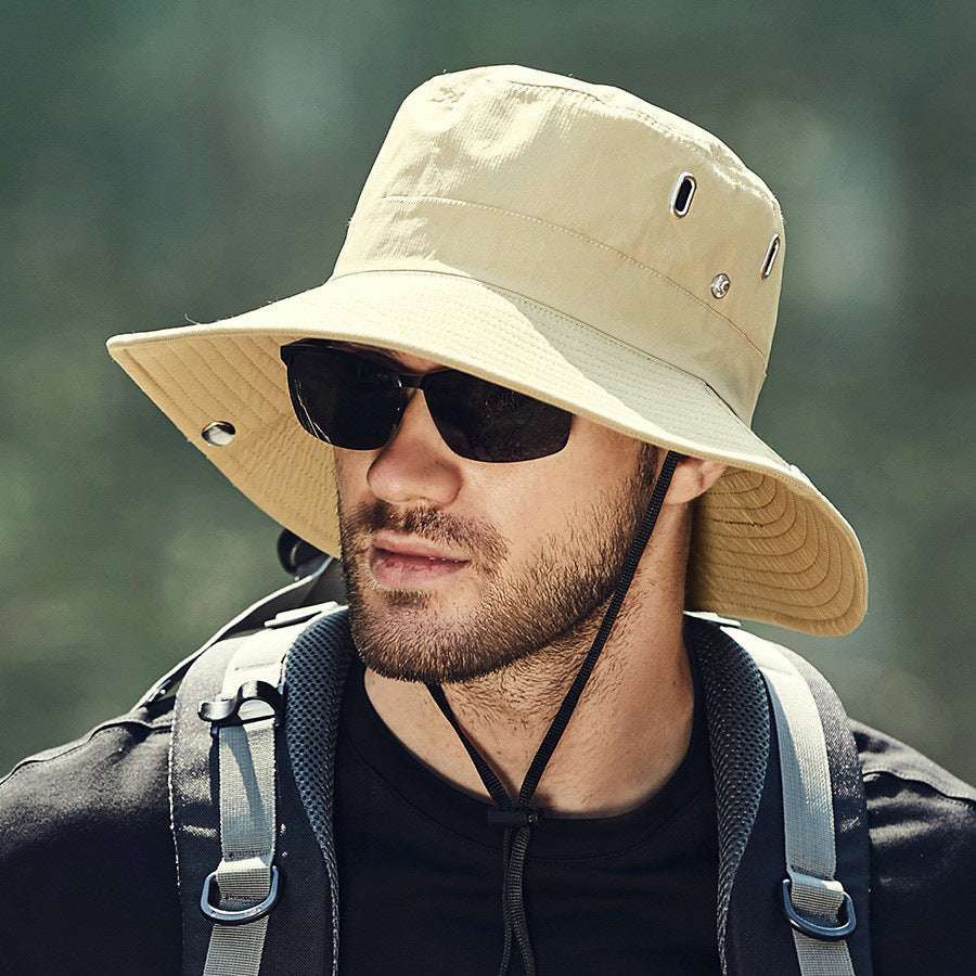 Summer New Men's Sun-shade Big Brim Sun Protection Hat - globaltradeleader