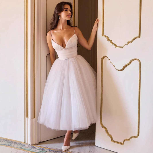 Sling Backless Dress Christmas Banquet - globaltradeleader