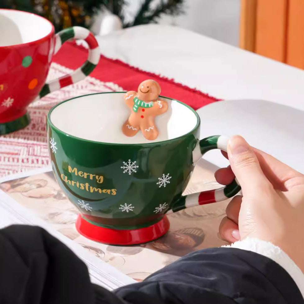 Christmas Ceramic Mug Gift Present Cup - globaltradeleader